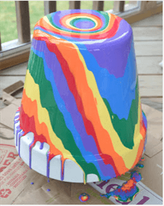 Rainbow-Flower-Pot
