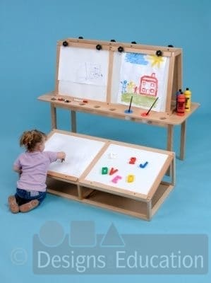 Double-Sided 4 Person Easel