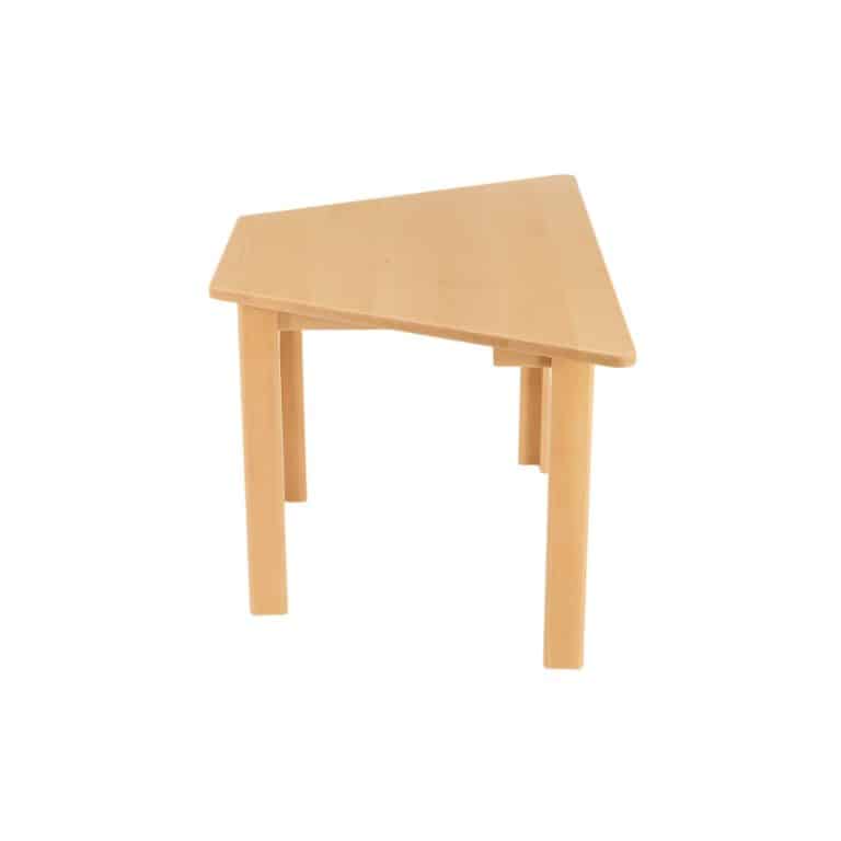 Solid Beech Trapezoidal Table - Image 3