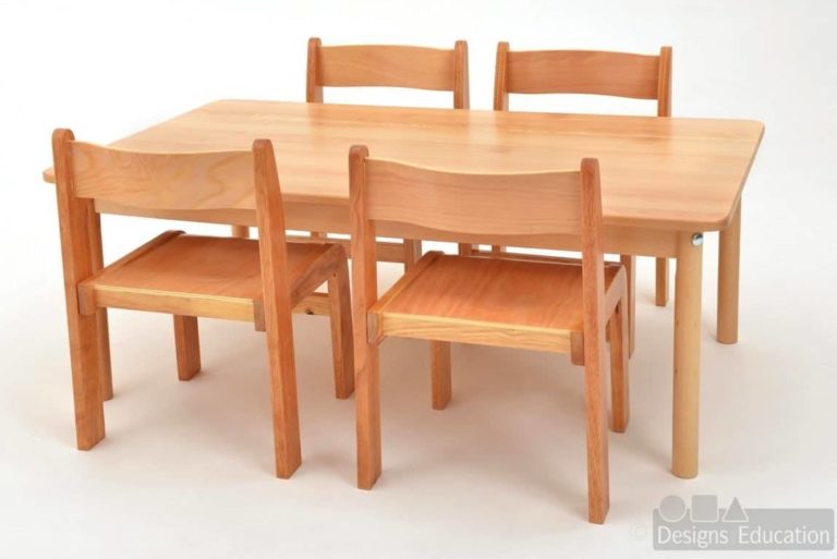 Solid Beech Rectangular Table - Image 2