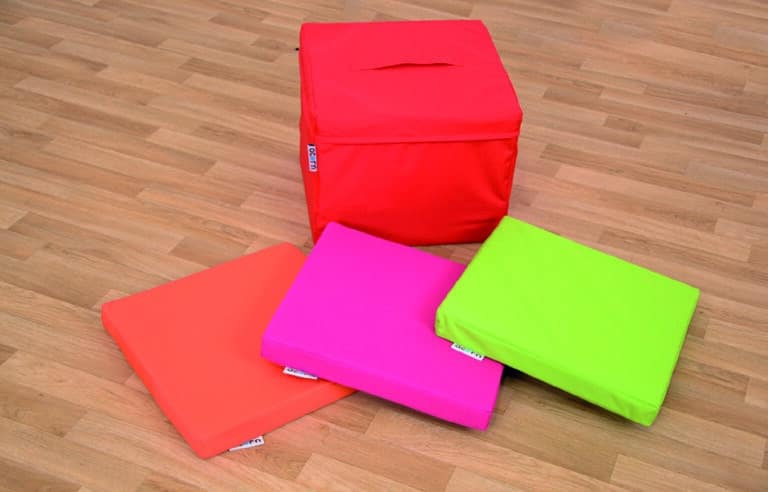 Square Floor Pads with Carry Case - Set of 6