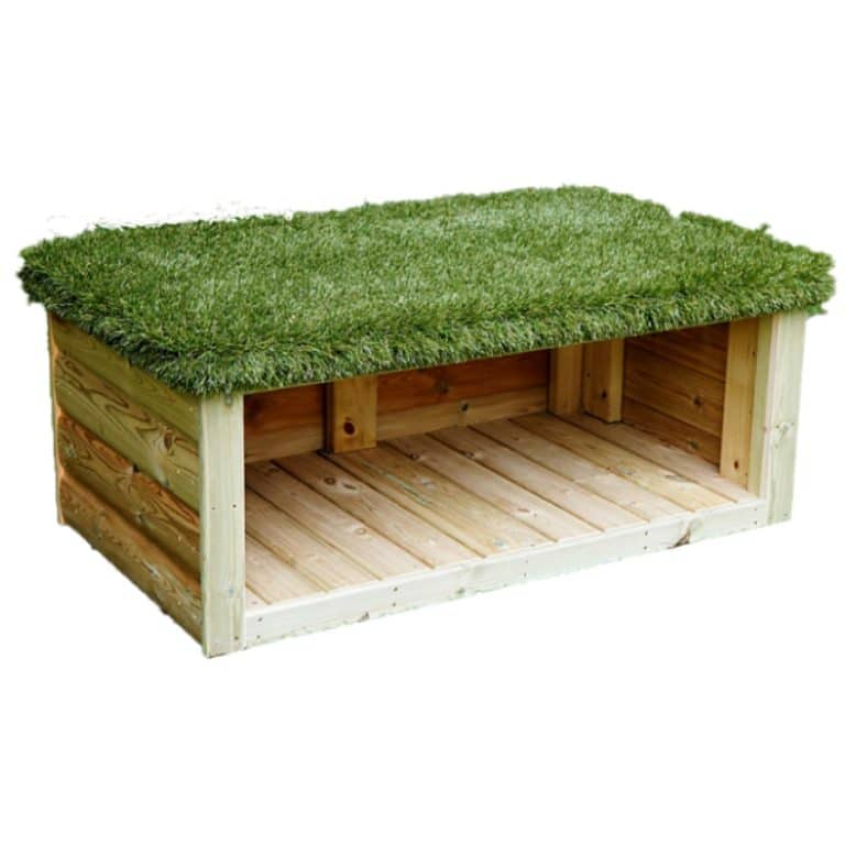 Grass Top Storage Bench