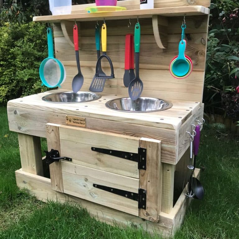 Double Dirt Mud Kitchen with Oven