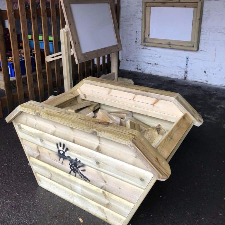 Mini Construction Skip with Blocks