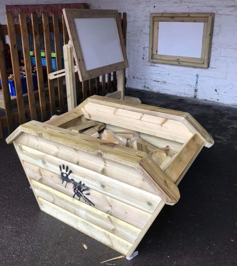 Mini Construction Skip with Blocks