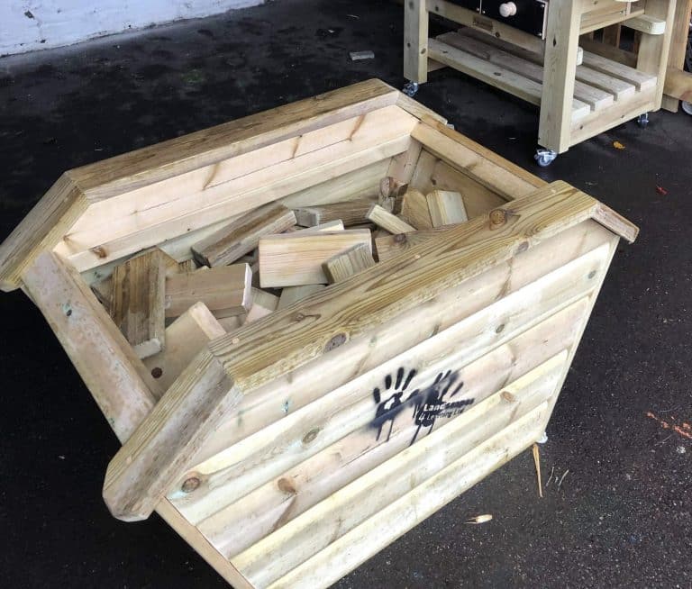 Mini Construction Skip with Blocks - Image 2