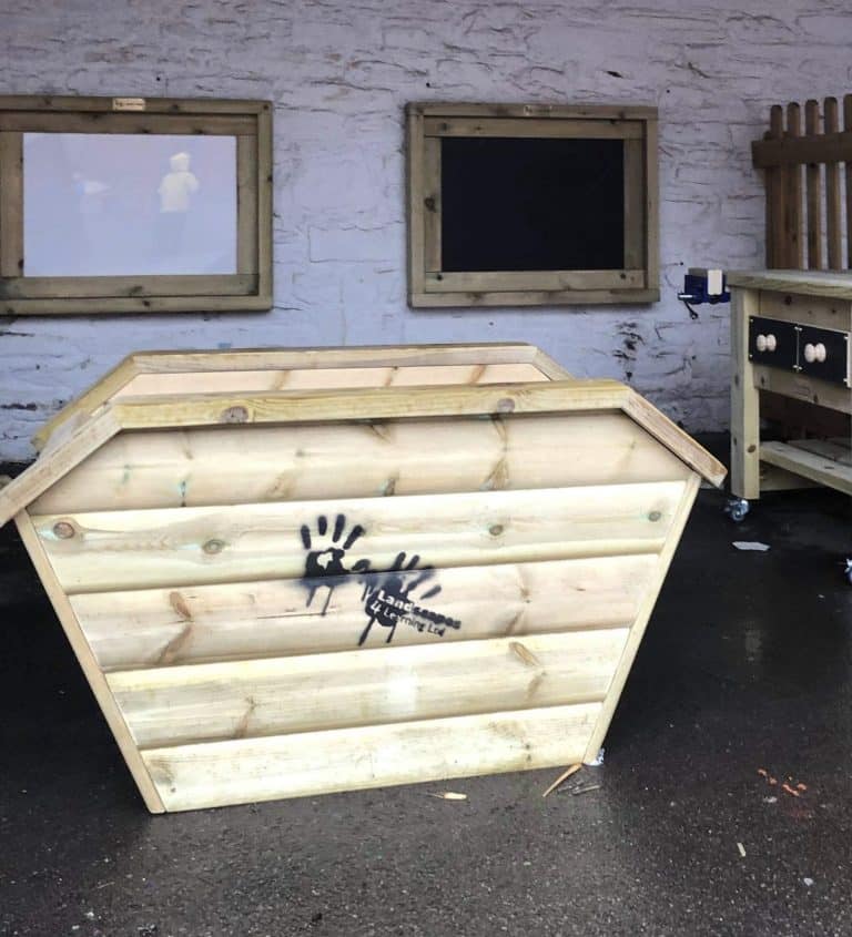 Mini Construction Skip with Blocks - Image 3