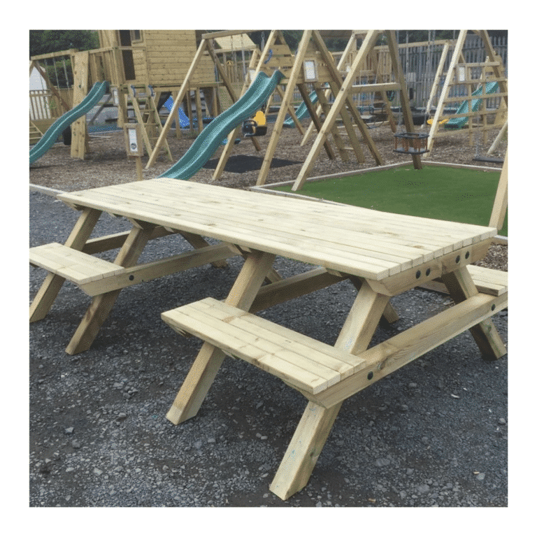 Wheelchair Access Double Picnic Table