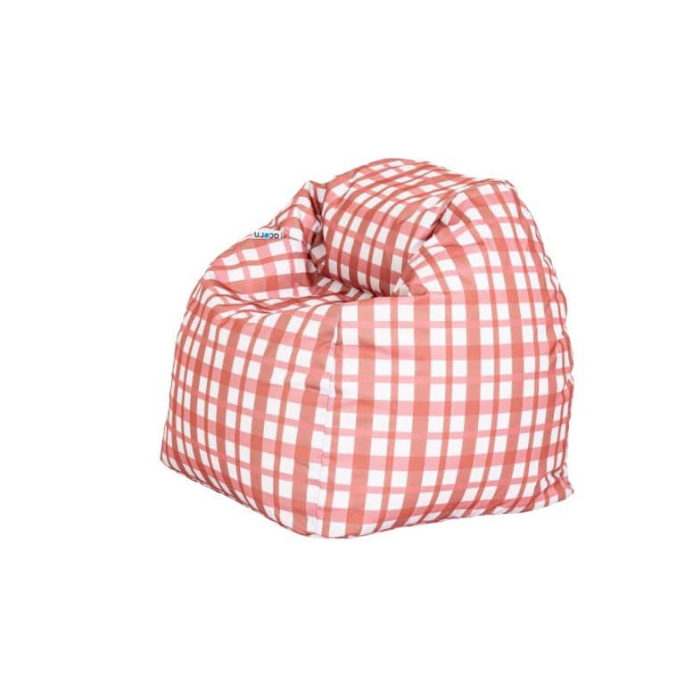 Farmhouse Primary Beanbag - Red Gingham