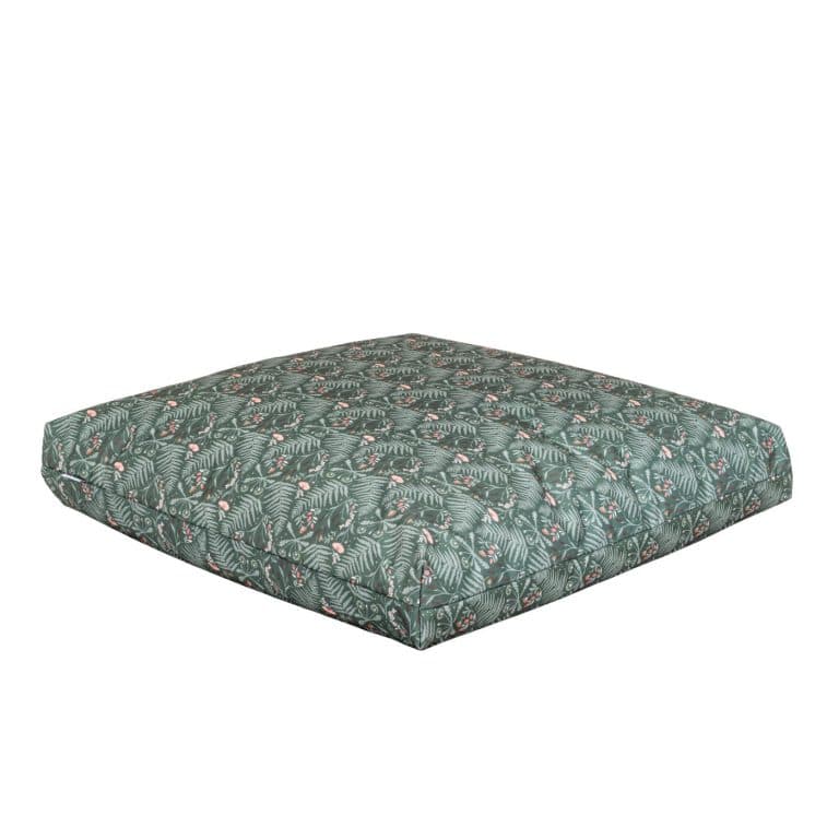 Farmhouse Large Floor Beanbag - Green Floral
