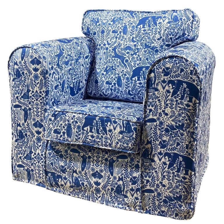 Nordic Kendal Loose Cover Chair (Woodland Print)