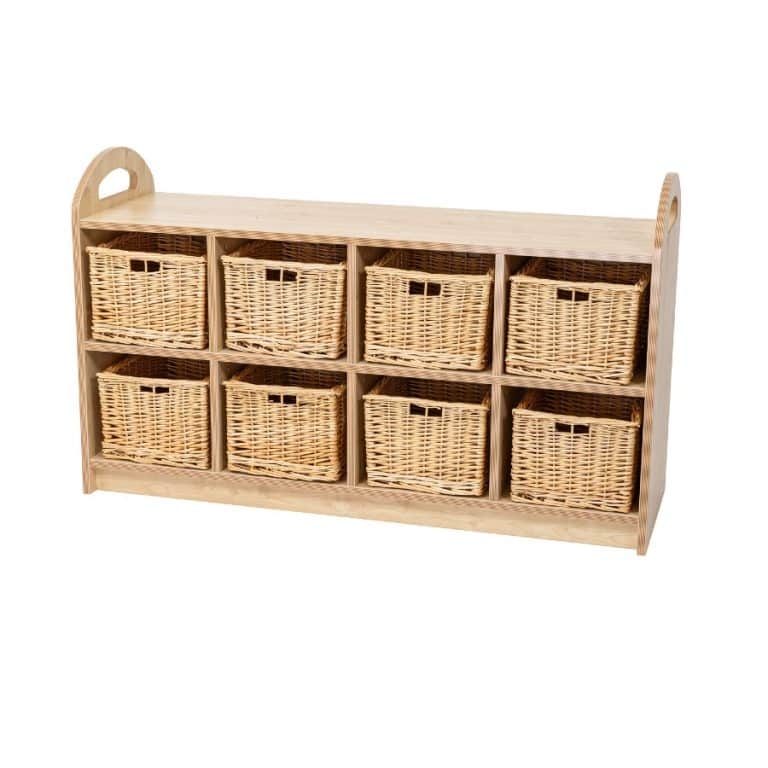 Pioneer 2 Tier Wide Unit - with back - Image 3