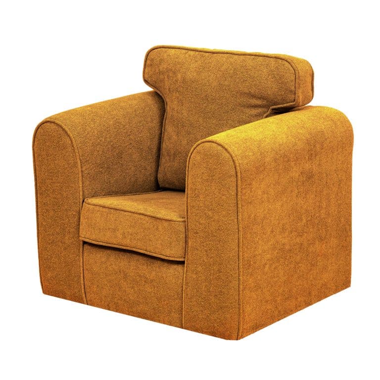 Bouclé Fixed Cover Chair - Image 4