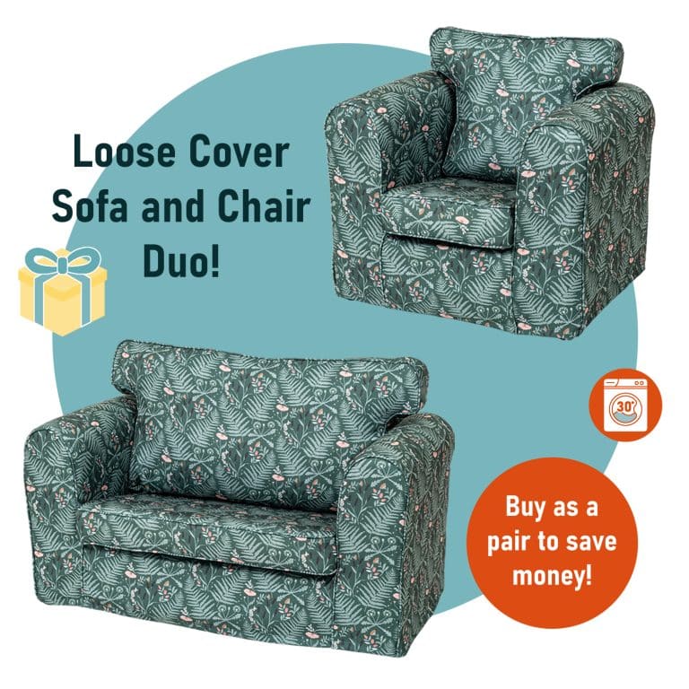 Loose Cover Sofa and Chair Duo Sets