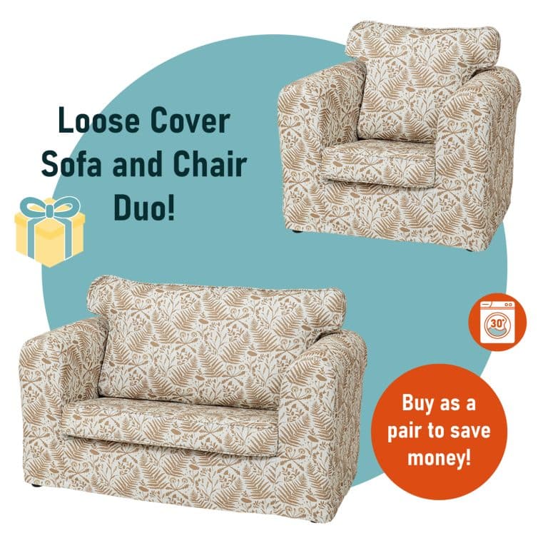 Loose Cover Sofa and Chair Duo Sets - Image 6