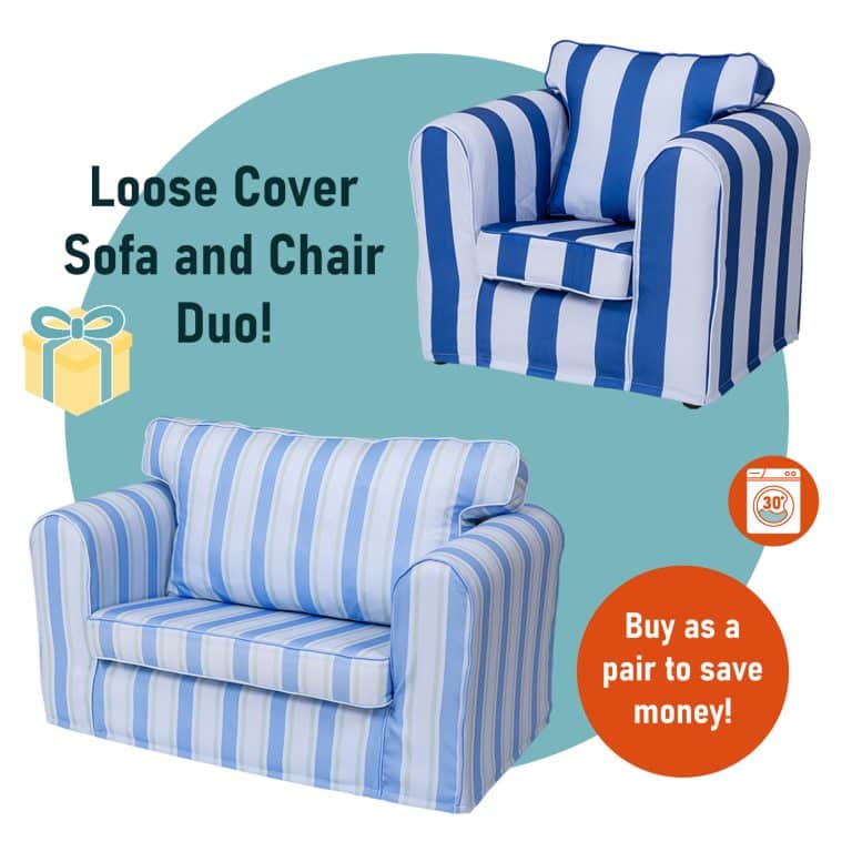 Loose Cover Sofa and Chair Duo Sets - Image 4