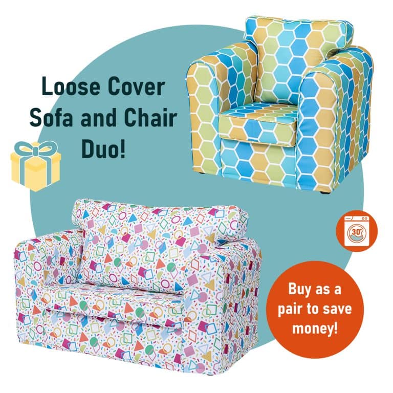 Loose Cover Sofa and Chair Duo Sets - Image 2