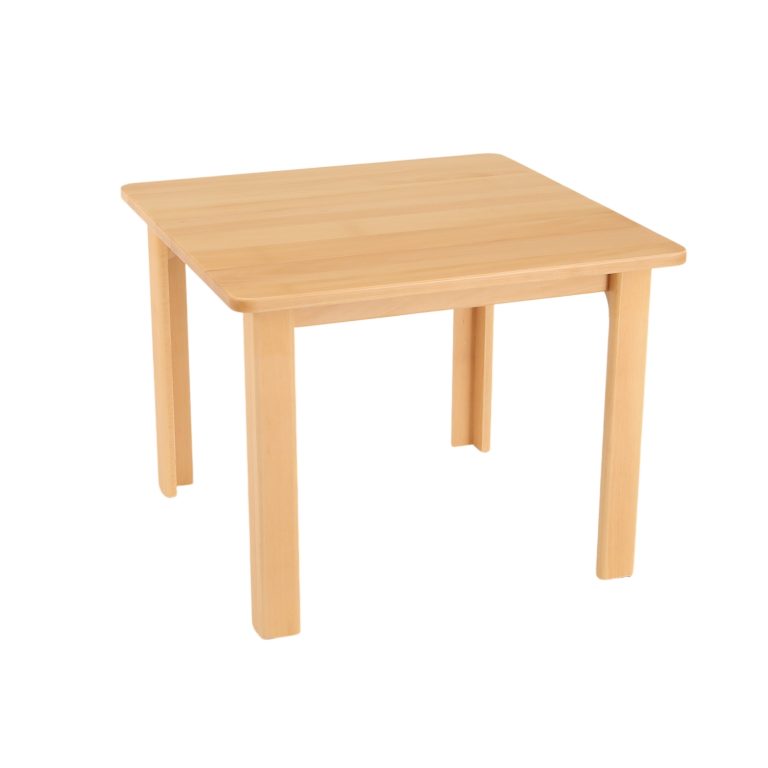 Devon Teachers Solid Beech Square Table