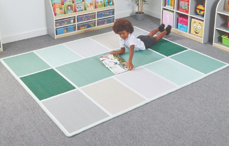 Colour Block Scandi Rug