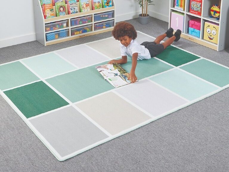 Colour Block Scandi Rug