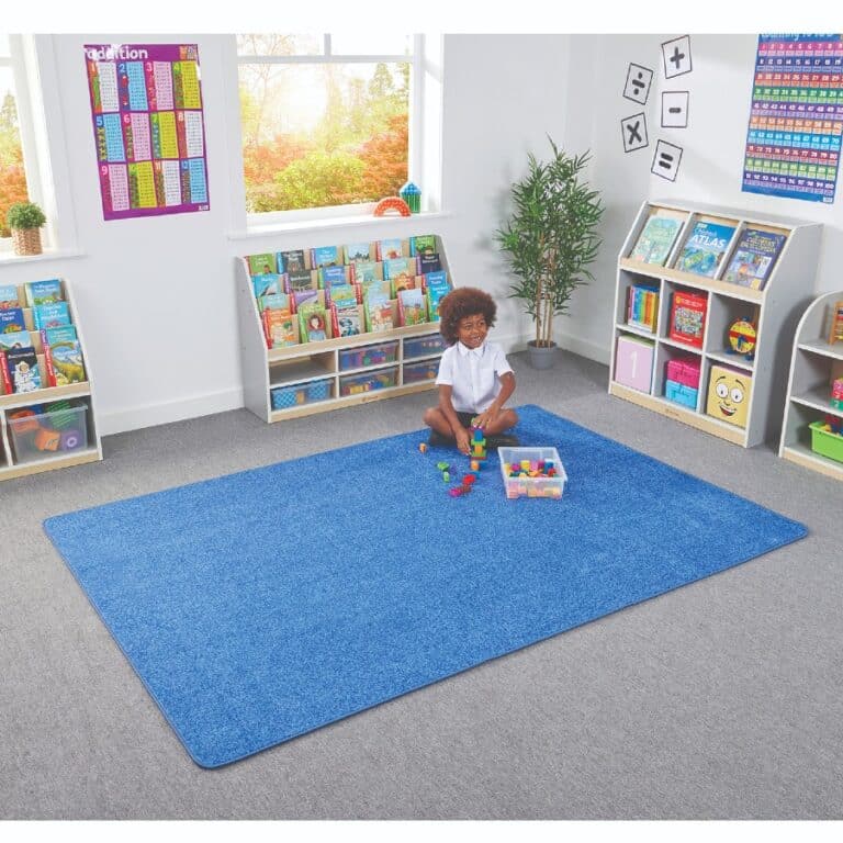 Solid Colour Rectangular Rug