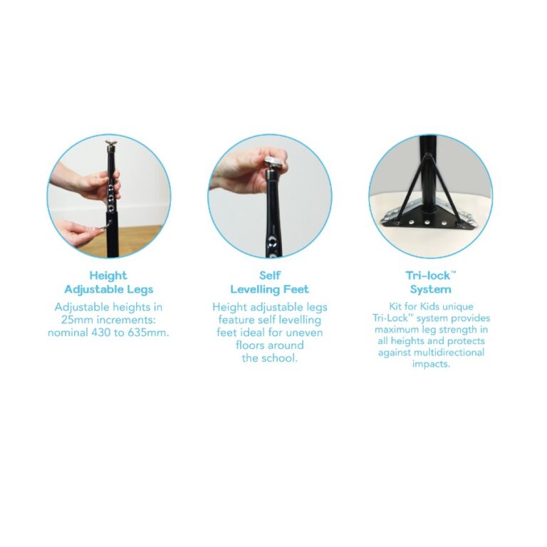 Tuf-Top™ Height Adjustable Arc Table - Image 2