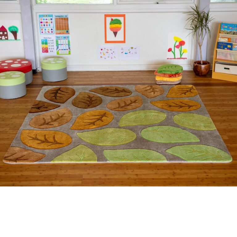 Seasonal Leaves Super Deluxe Carved Carpet