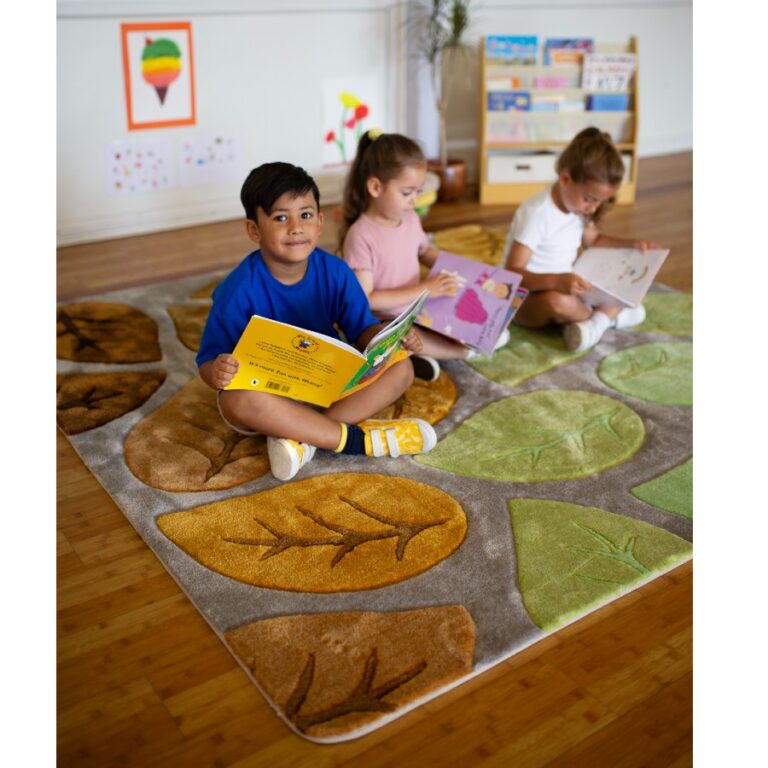 Seasonal Leaves Super Deluxe Carved Carpet - Image 3