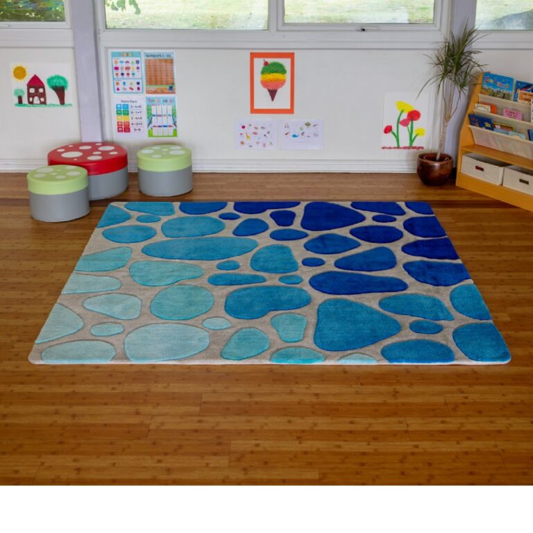 Water Droplet Super Deluxe Carved Carpet