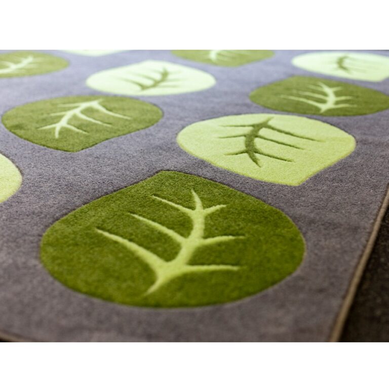 Natural World Carved Leaf Placement Carpet - Image 2