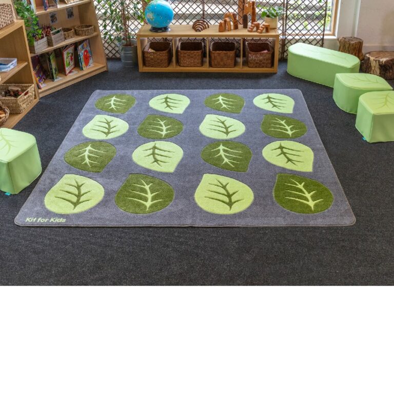 Natural World Carved Leaf Placement Carpet