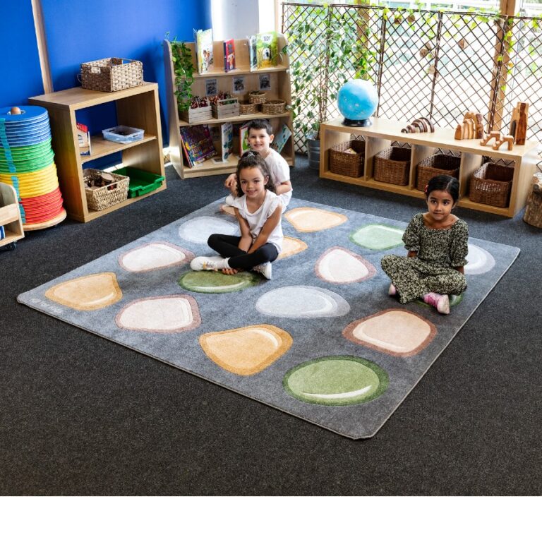 Natural World Carved Pebble Placement Carpet