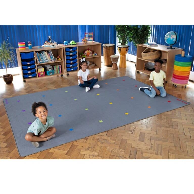 Essentials Rainbow Stars Indoor/Outdoor Carpet