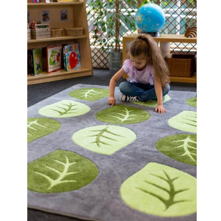 Natural World Carved Leaf Placement Carpet - Image 3