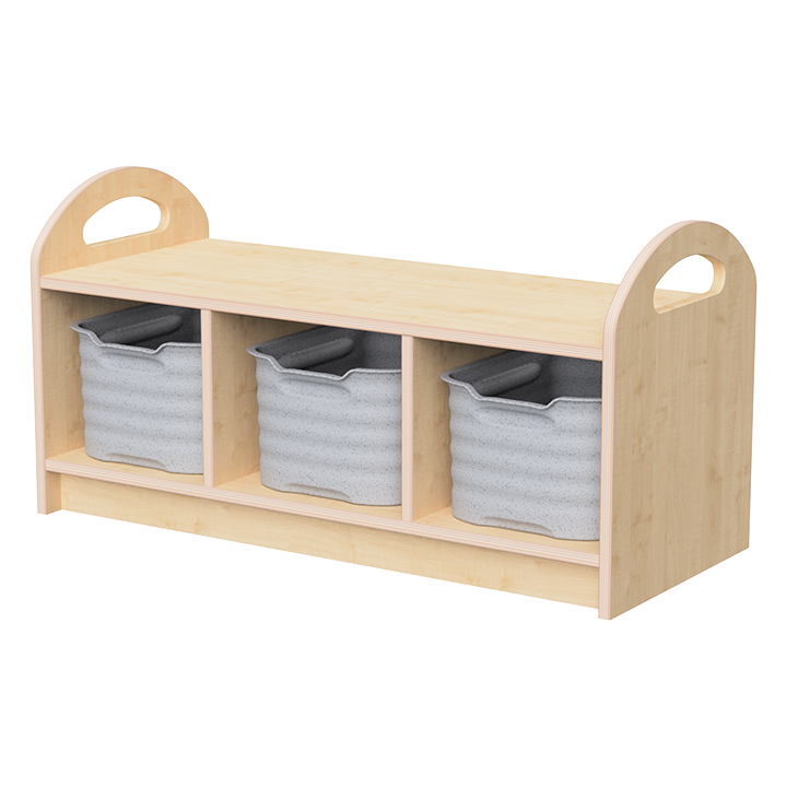CloudCubby® Pioneer One Tier Shelving Unit with Dividers