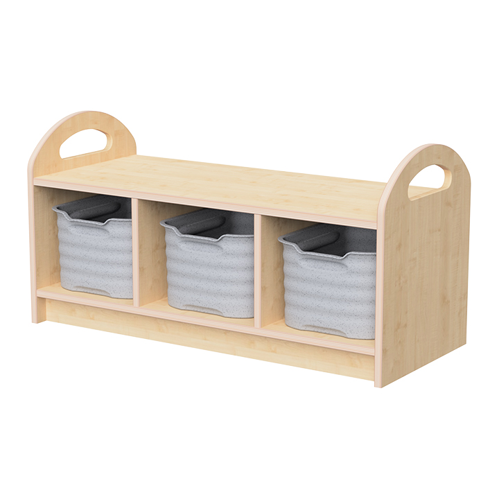 Cloudcubby® Pioneer One Tier Storage Unit with Back and Dividers