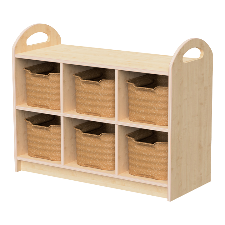 CloudCubby® Pioneer Two Tier with Back and Dividers