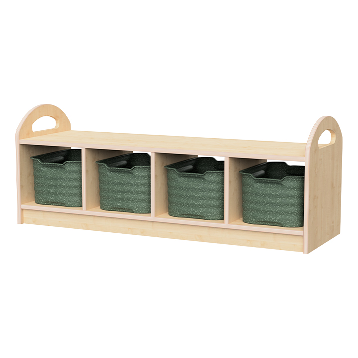 CloudCubby® Pioneer Wide One Tier Open Shelving Unit
