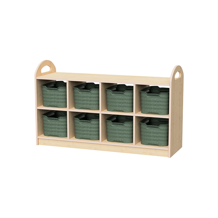 CloudCubby® Pioneer Wide Two Tier Open Shelving