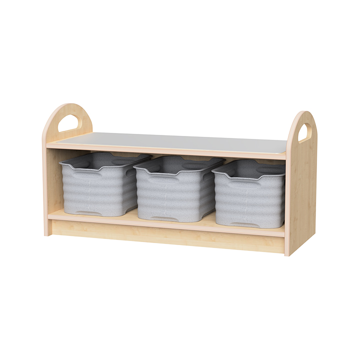 CloudCubby® Pioneer Mirror Surface Low Storage