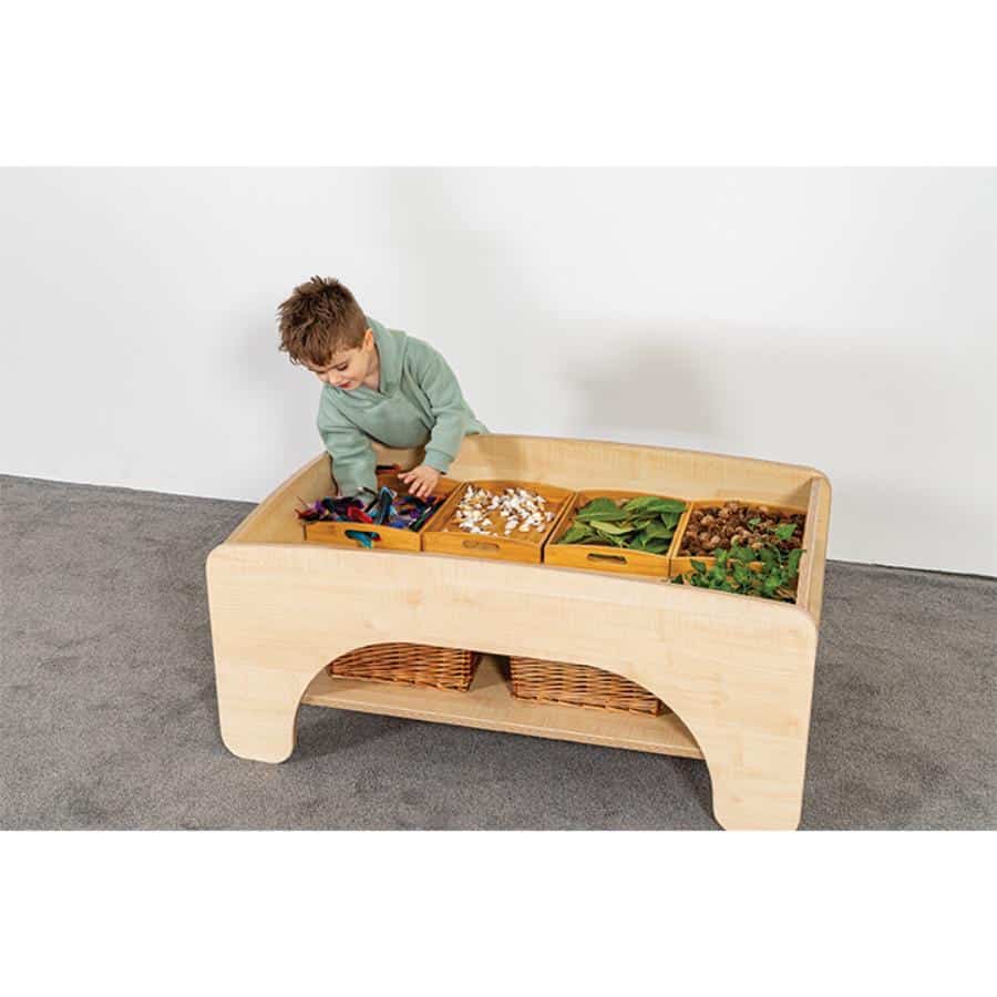 Investigation Table with Divided Trays - Image 3