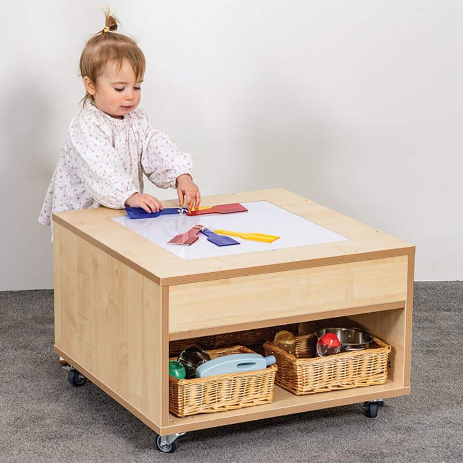 Low Square Investigation Light Table