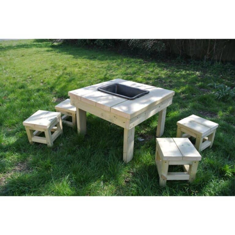 Reading Table and Stools