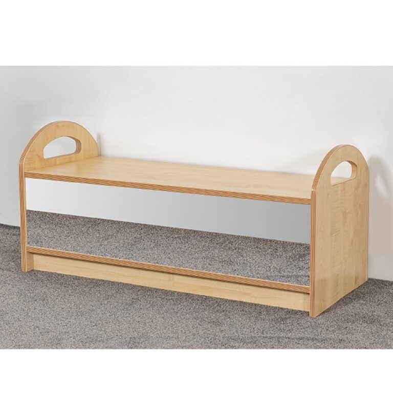 Pioneer One Tier Storage Unit with Mirror Back