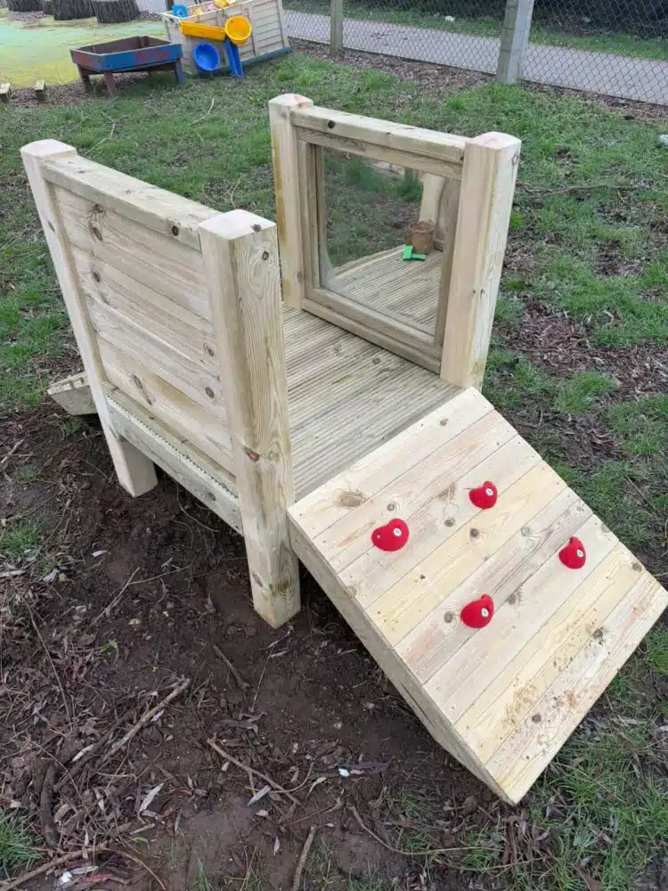 Small Outdoor Up & Over Climbing Unit - Image 2