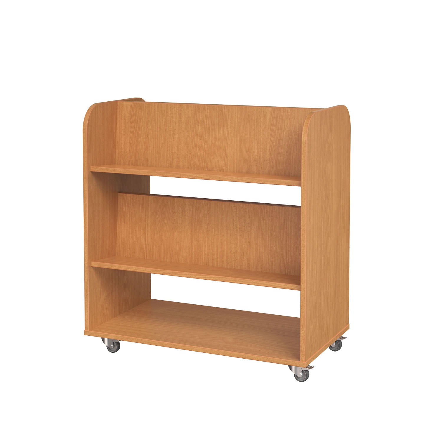 Herok Medlar Double Sided Book Trolley - Image 2
