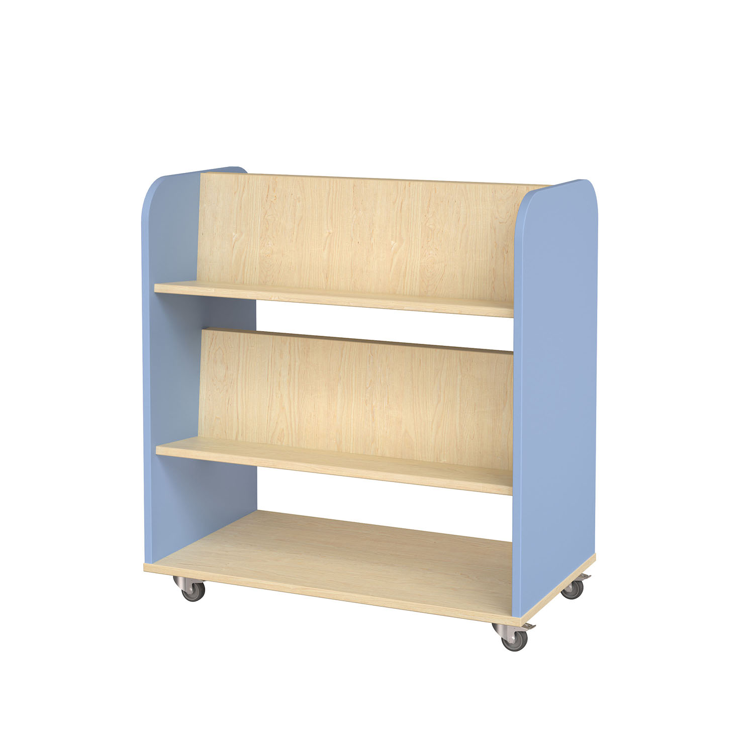 Herok Medlar Double Sided Book Trolley - Image 4