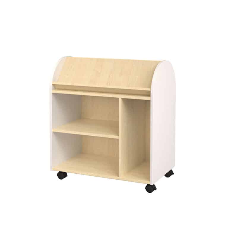 Herok Aspen Dry Erase Angled Book Trolley