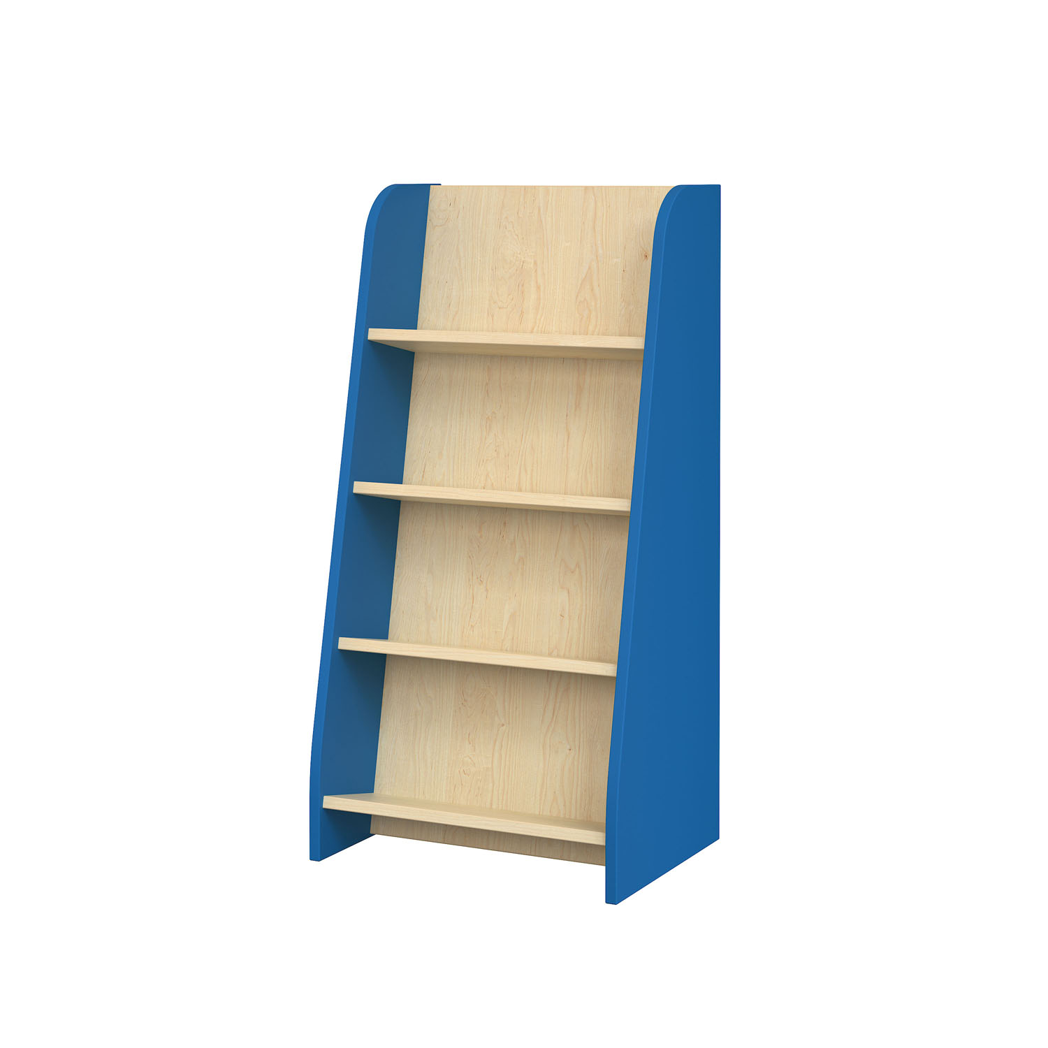 Herok Elm Angled Bookcase - Image 3