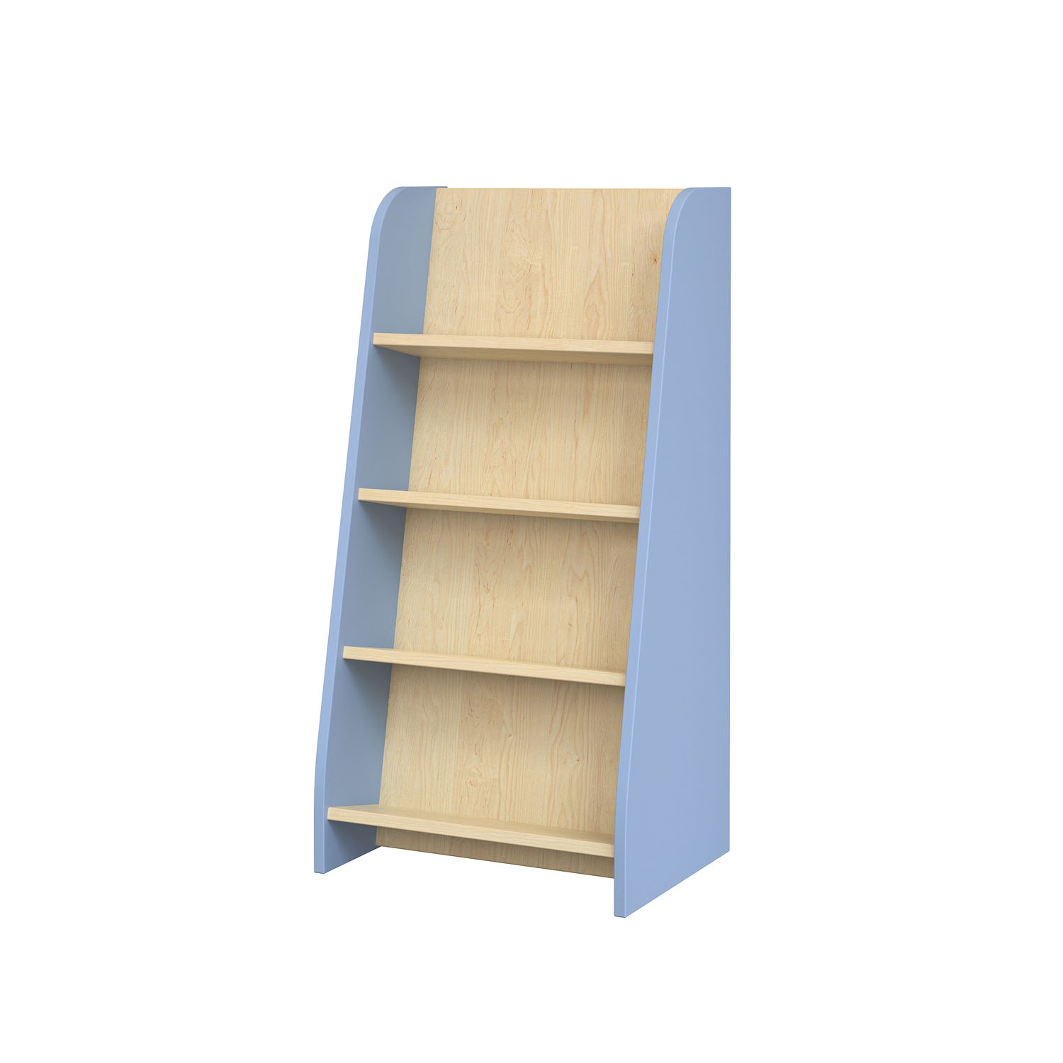 Herok Elm Angled Bookcase - Image 4